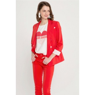 Matis Fashion Σακάκι σε Χρώμα Κοραλλί 3122503