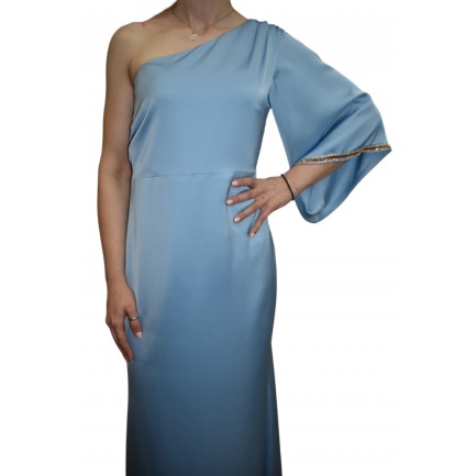 Coelia Φόρεμα Μάξι σε Χρώμα Σιέλ 2423