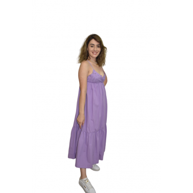 Lumina Fashion Φόρεμα Μάξι σε Χρώμα Λιλά L00112