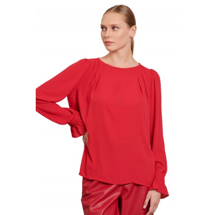 Matis Fashion Μπλούζα Γυναικεία σε Χρώμα Κοκκίνο 3223101