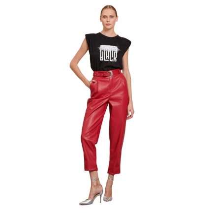 Matis Fashion Παντελόνι Γυναικείο σε Χρώμα Κοκκίνο 3223422