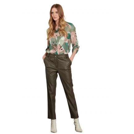 Matis Fashion Παντελόνι Γυναικείο σε Χρώμα Χακί 3223415
