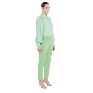 Matis Fashion Παντελόνι Γυναικείο Ψηλόμεσο σε Χρώμα Μιντ 3124401