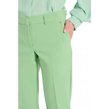 Matis Fashion Παντελόνι Γυναικείο Ψηλόμεσο σε Χρώμα Μιντ 3124401