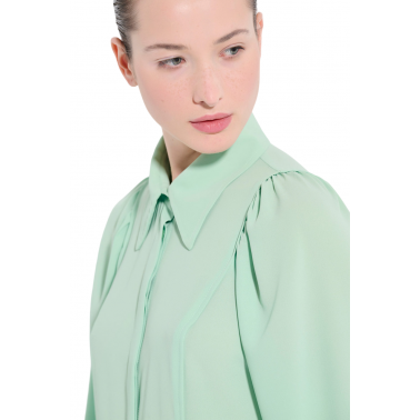 Matis Fashion Πουκάμισο Γυναικείο Ανοιξιάτικο σε Χρώμα Μιντ 3124818