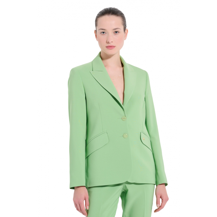Matis Fashion Σακάκι Γυναικείο σε Χρώμα Μιντ 3124501