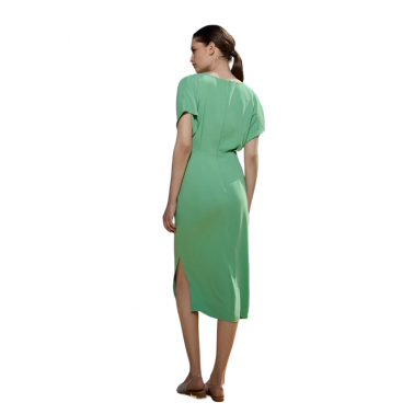 Desiree Φόρεμα Μίντι με αγκράφα Γυναικείο σε Χρώμα Πράσινο 08.40054