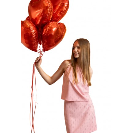Desiree Τοπ Γυναικείο με απλικέ κοσμήματα σε Χρώμα Ροζ 17.40026
